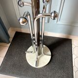 Coat rack on vintage stand