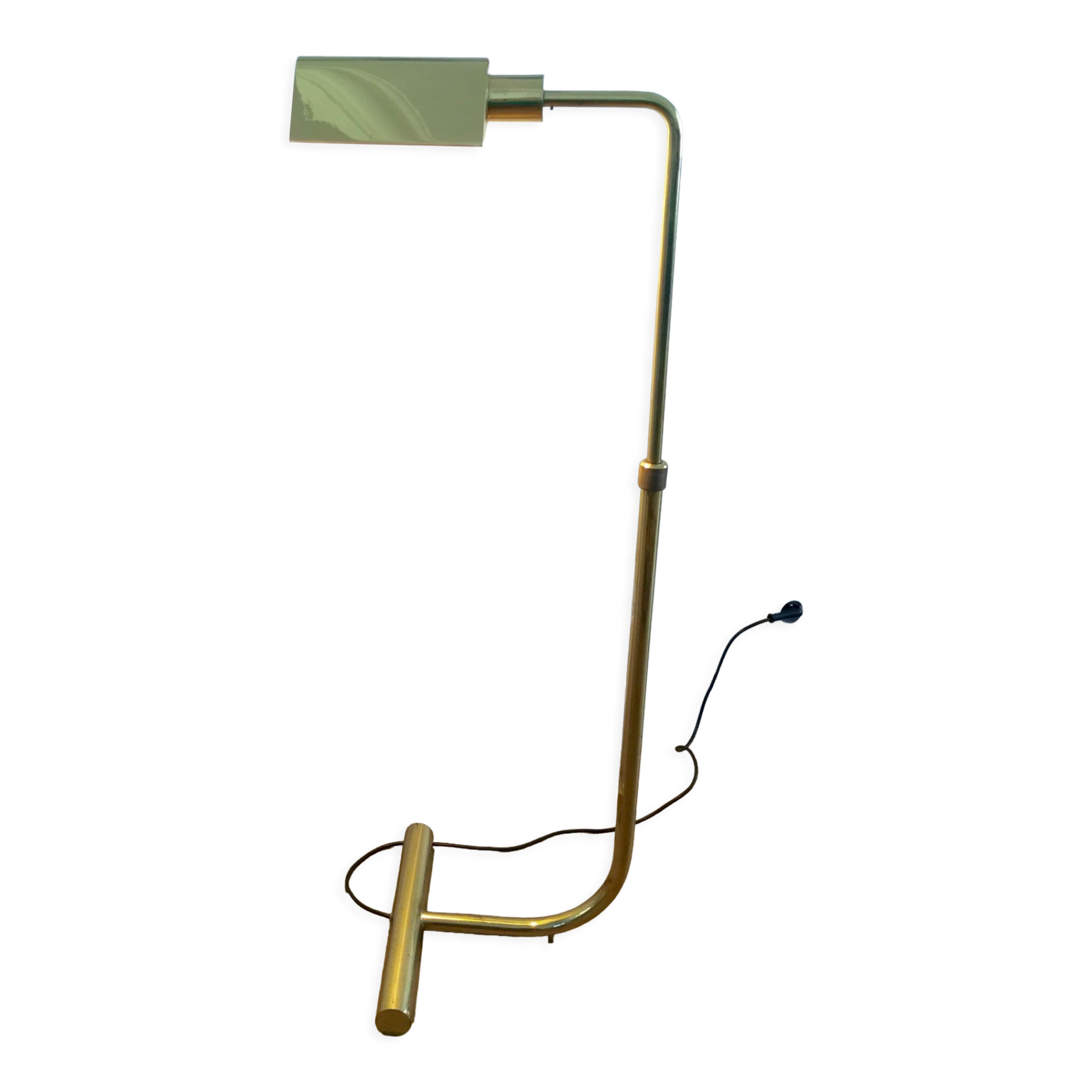 Golden brass e-reader by christian liaigre 80's