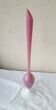 Single flower vase in pink opaline