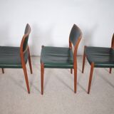 3 x chaises Niels Møller modèle 80