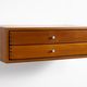 Console murale en teck par Kai Kristiansen pour Aksel Kjersgaard années 1960