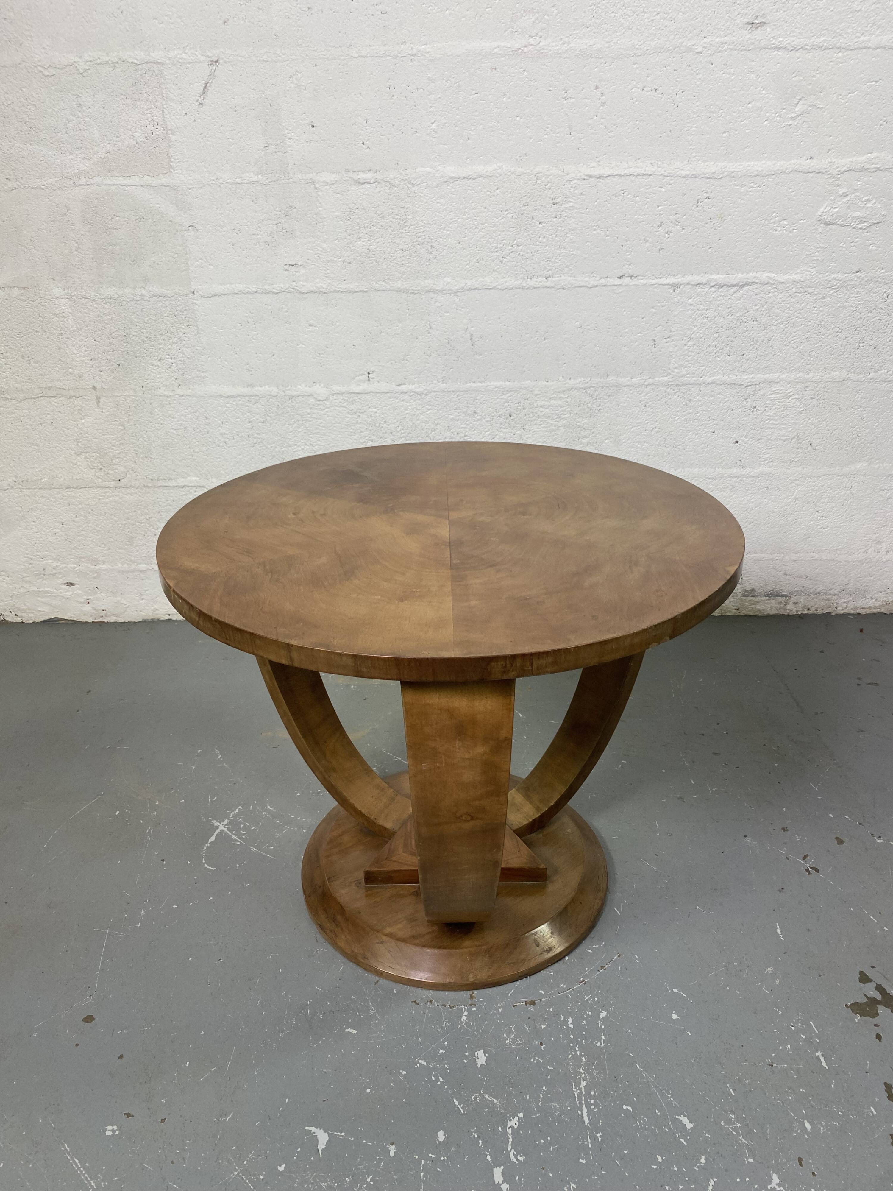 Art Deco pedestal table