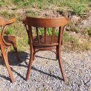 4 fauteuils Baumann en bois courbé