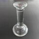 Glass column candle holder