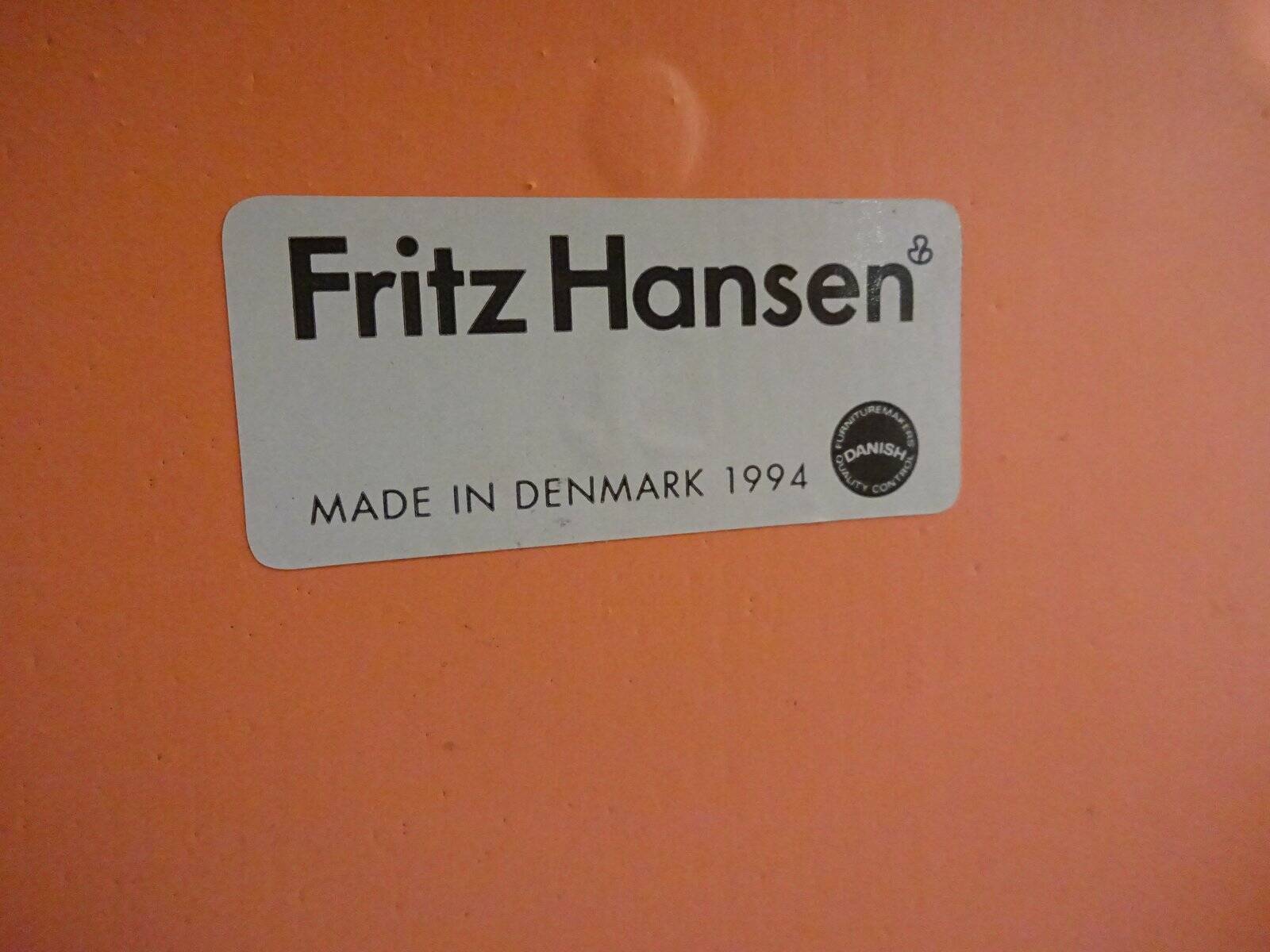 Danish 3107 Chairs by Arne Jacobsen for Fritz Hansen, 1994, Set of 2