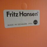 Danish 3107 Chairs by Arne Jacobsen for Fritz Hansen, 1994, Set of 2