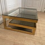 Table basse G de Belgo Chrom 1970s