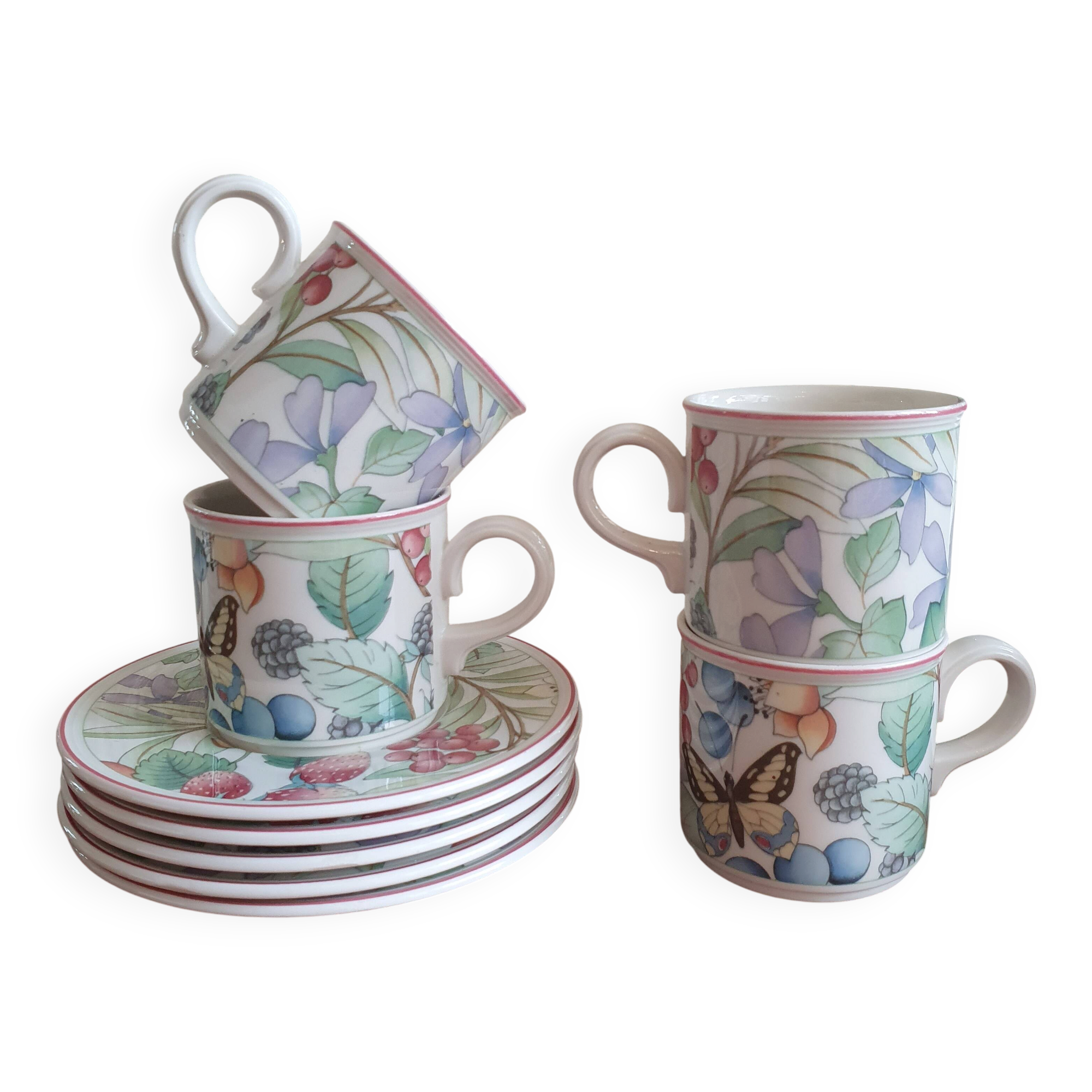 4 tasses à café Villeroy et Boch Catalina