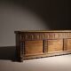 Handcrafted Solid Oak Chest with Rustic Carvings | Germany