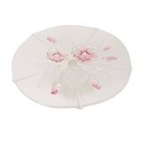 Présentoir à gâteaux en verre vintage Plateau à gâteaux Fleurs Mikasa Calypso