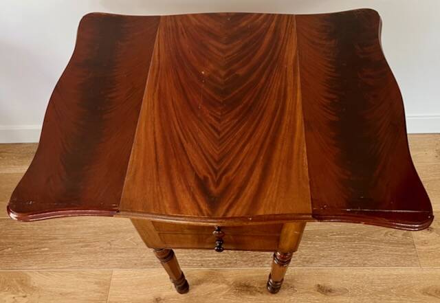 19th century mahogany bedside table