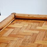 Table basse en rotin