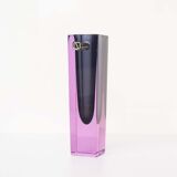 Murano Sommerso Facetted Vase & Bowl set