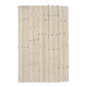 5x8 Turkish Mid Century Modern Cream & Brown Kilim Rug, 151x230Cm