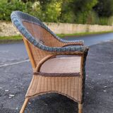 Rattan bench