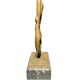 Bronze sculpture of a nude woman on a marble base, signed Patsoglo