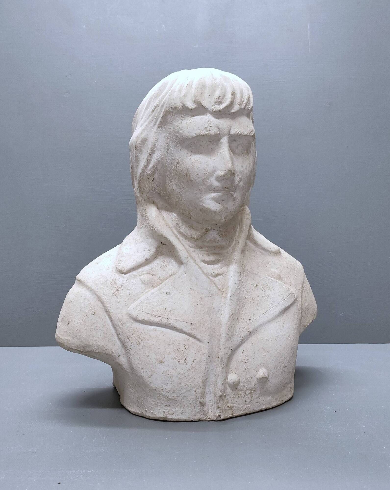 Important Buste Ancien du Général Bonaparte d'après Corbet – Terre Cuite -