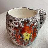 La Roue Vallauris ceramic mug and pitcher