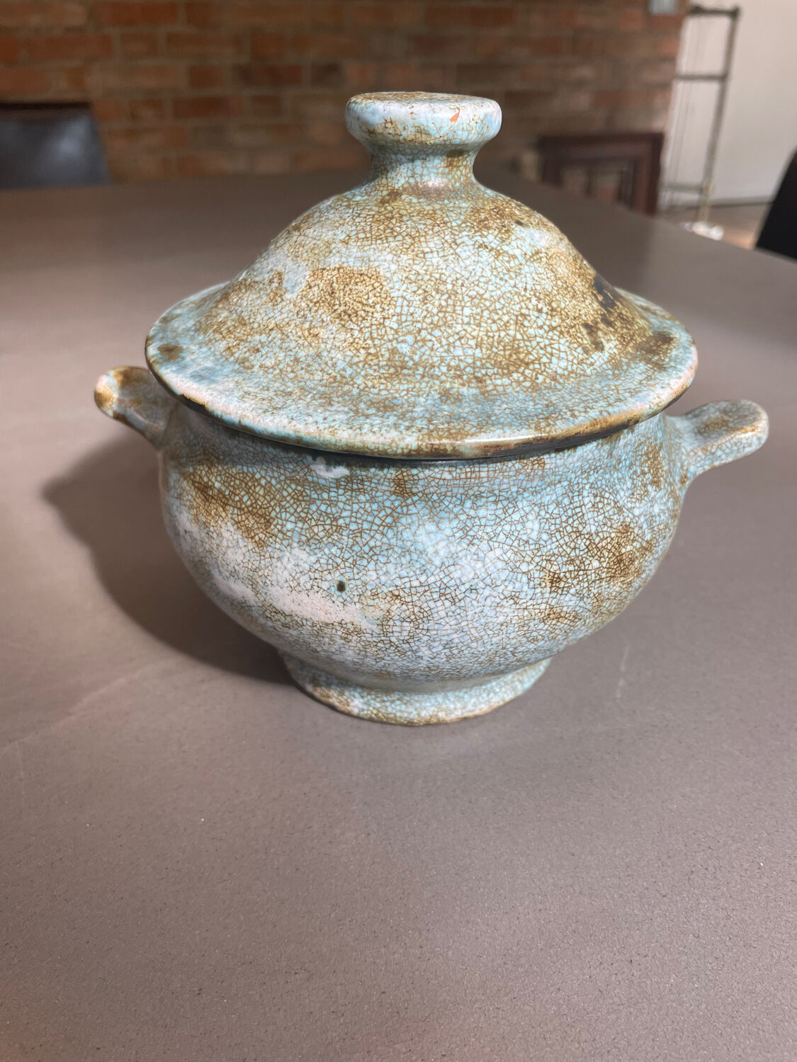 Small vintage ceramic pot