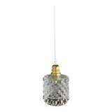 Modern vintage glass globe pendant light