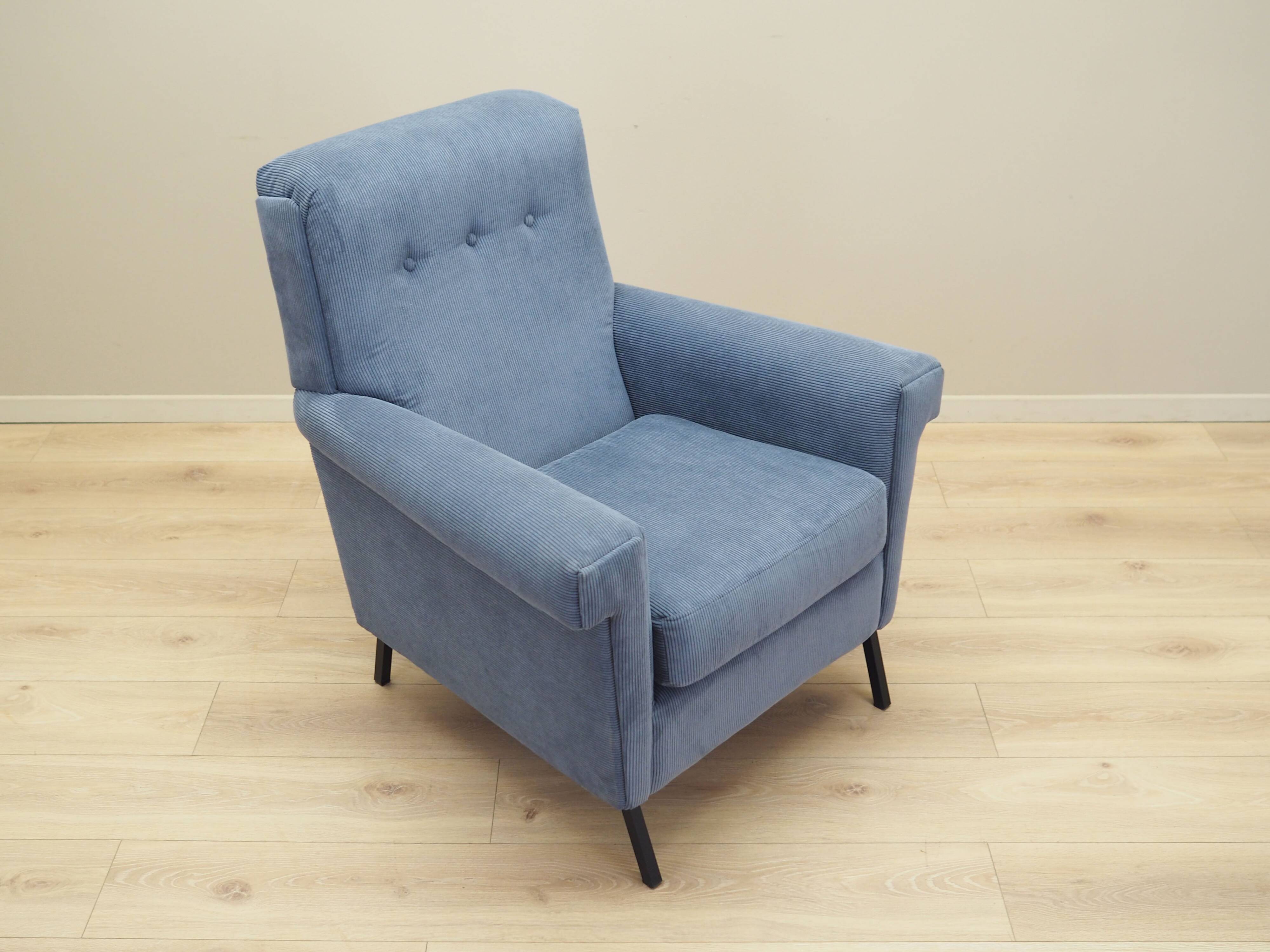 Lounge armchair, Italian design, 1970s, production: Italy