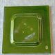 Vintage enamelled ceramic pocket emptier signed, 60s/70s