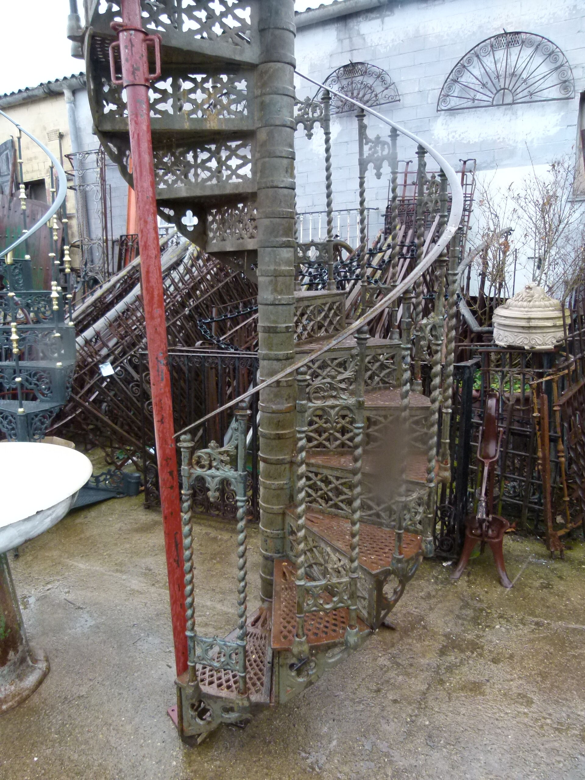 Cast iron staircase nineteenth