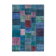 Handmade Anatolian Vintage 202 cm x 300 cm Blue Patchwork Carpet