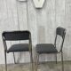 Pair of vintage chrome chairs