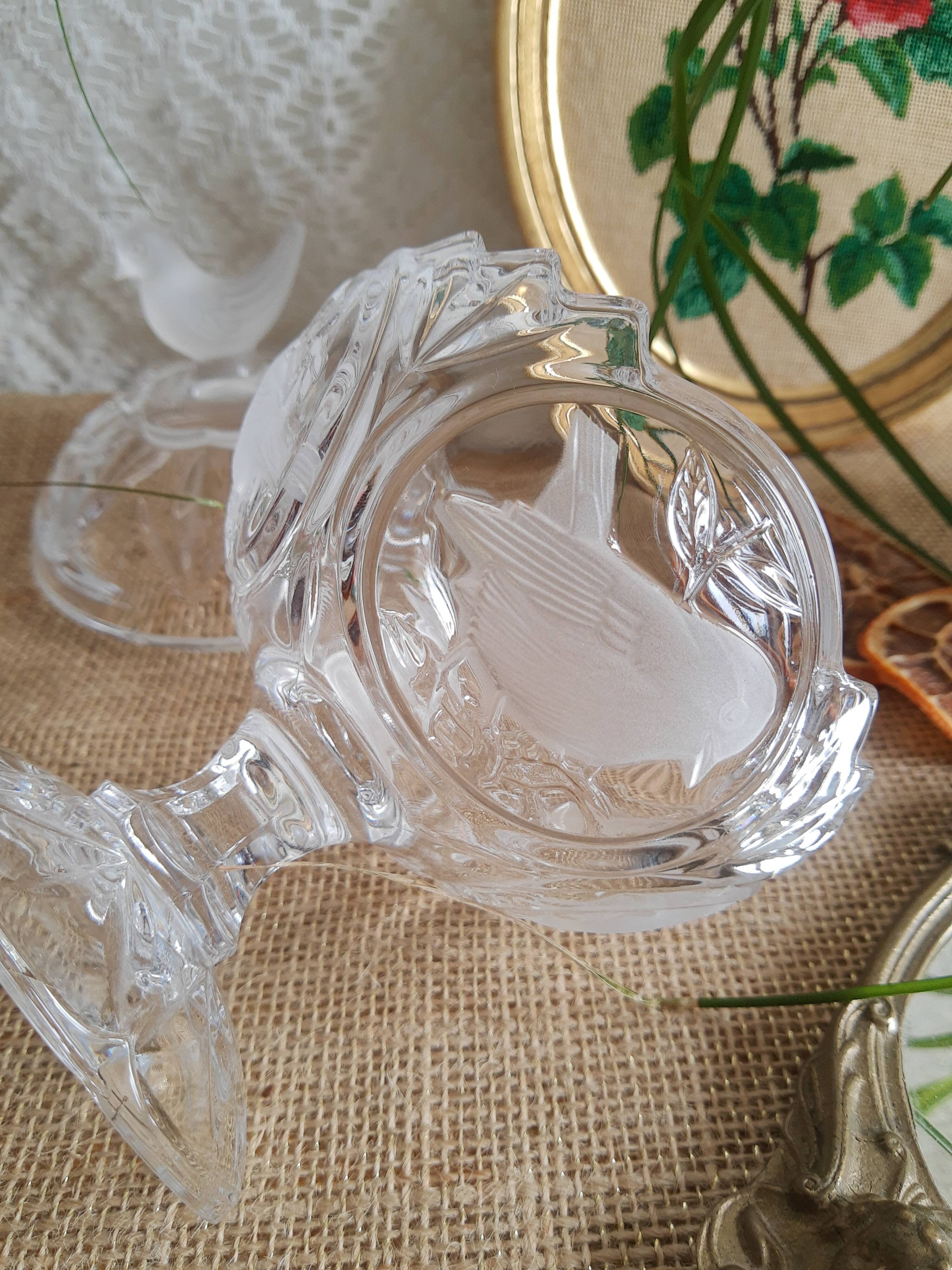 Bonbonnière / sugar Cristal d'Arques - Passerines - vintage