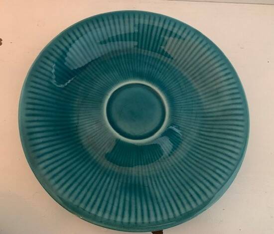 Large Gien cup and saucer