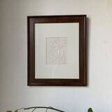 Henri Matisse vellum screenprint framed by King McGraw