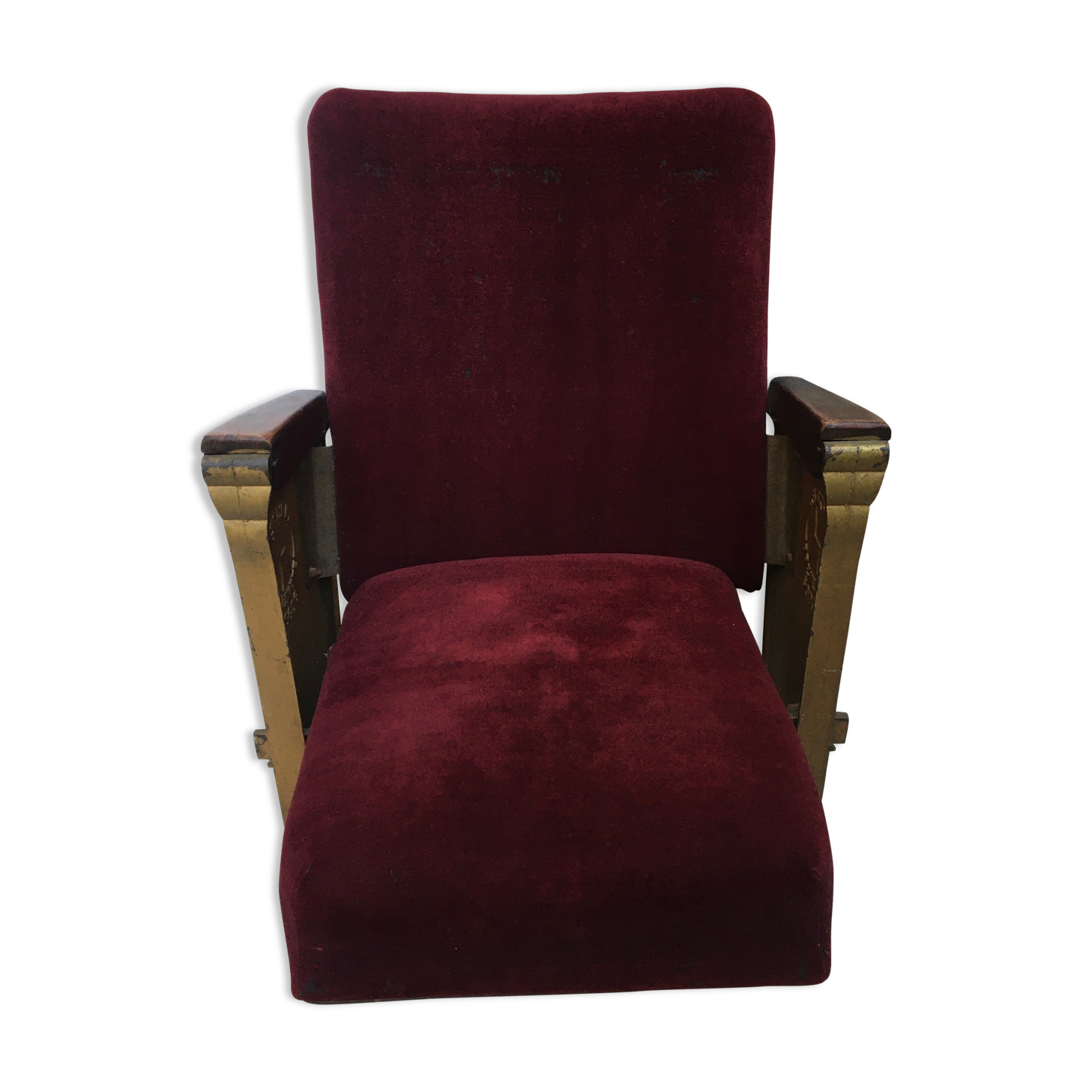 Theatre armchair - Art Deco cinema - Manufacture Fischel