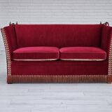 1970s, Danish "Spanish" sofa, original condition, furniture velour.