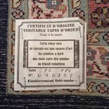 Handmade silk cashmere rug 282×186cm