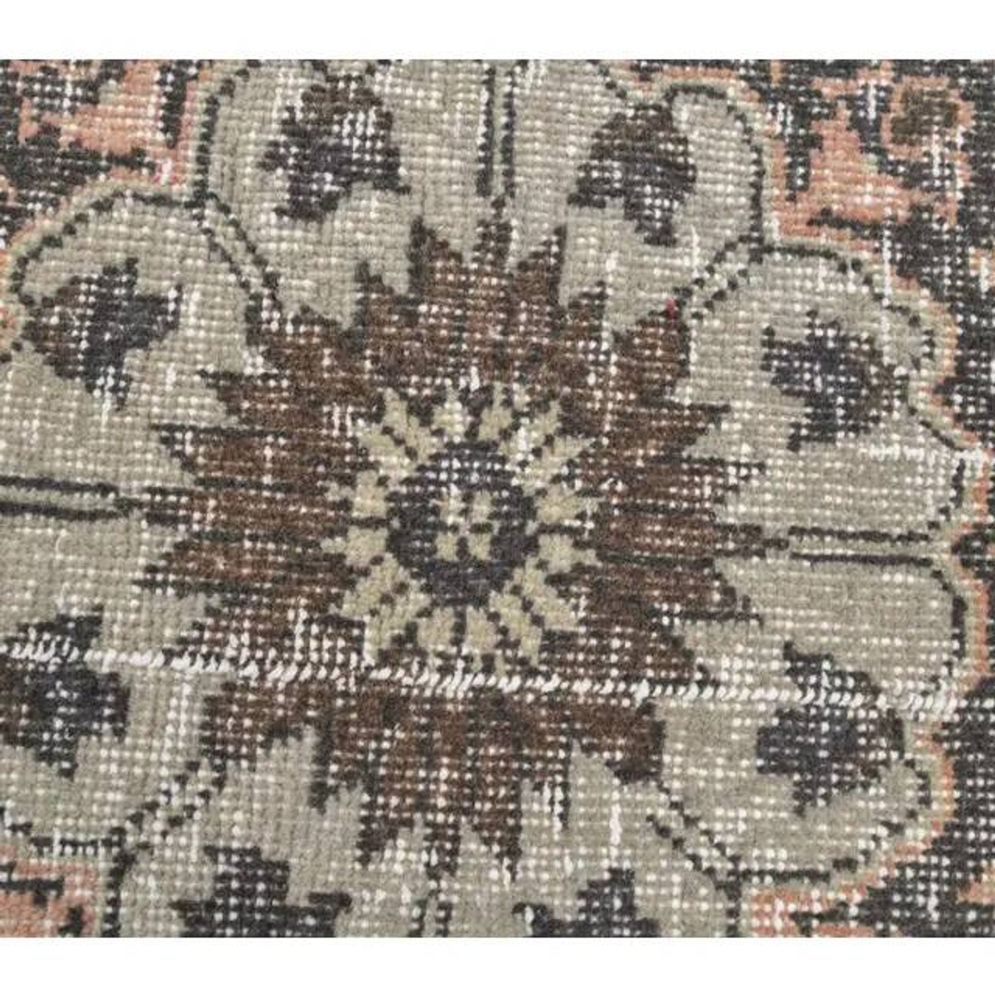 Tapis couloir en laine oushak turc 97x352