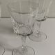 4 verres en cristal