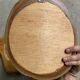 Set de 4 miroirs organiques brutalistes en bois années 50