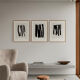 Lot de 3 tirages giclées abstraits, 50x70
