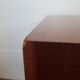Wooden bedside table compass foot