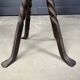 Vintage french wrought iron bar stools, 1960s - set of 3