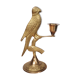 Brass bird candle holder