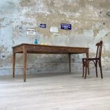 Vintage pine farm table