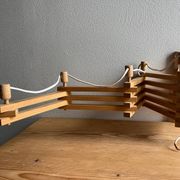 Vintage Scandinavian scissors wall light