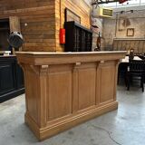 Early 20th century bar set in solid elm