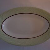 Pair of salins porcelain serving dishes, isoard pattern