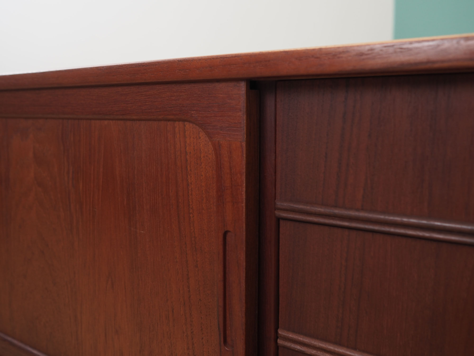 Teak lowboard, Danish design, 1960s, production: Denmark