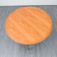 Round dining table, vintage, with extensions