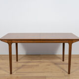 Table à manger extensible en teck du milieu du siècle de McIntosh, années 1960