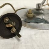 Opaline lamp blue marble art deco